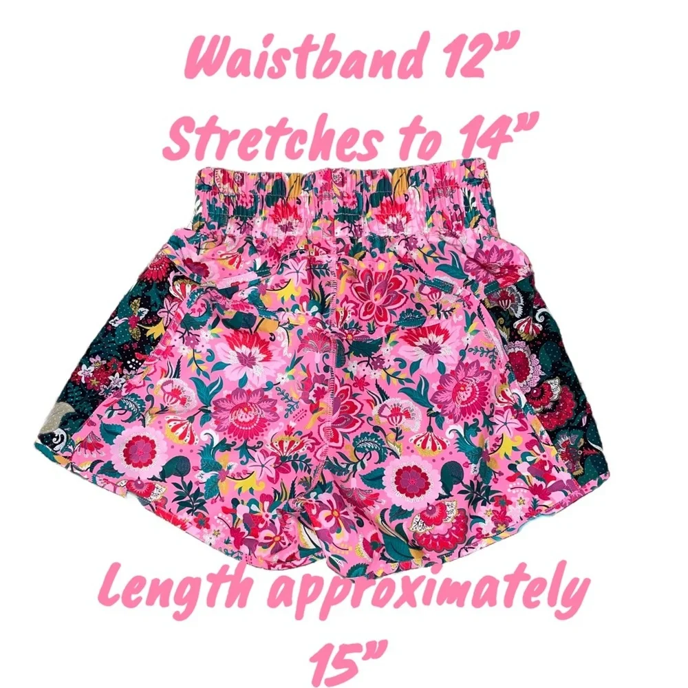 FREE PEOPLE X Beach Riot CLIFF SHORT IN PASSION FLOR XS MSRP 88​ - Picture 5 of 6